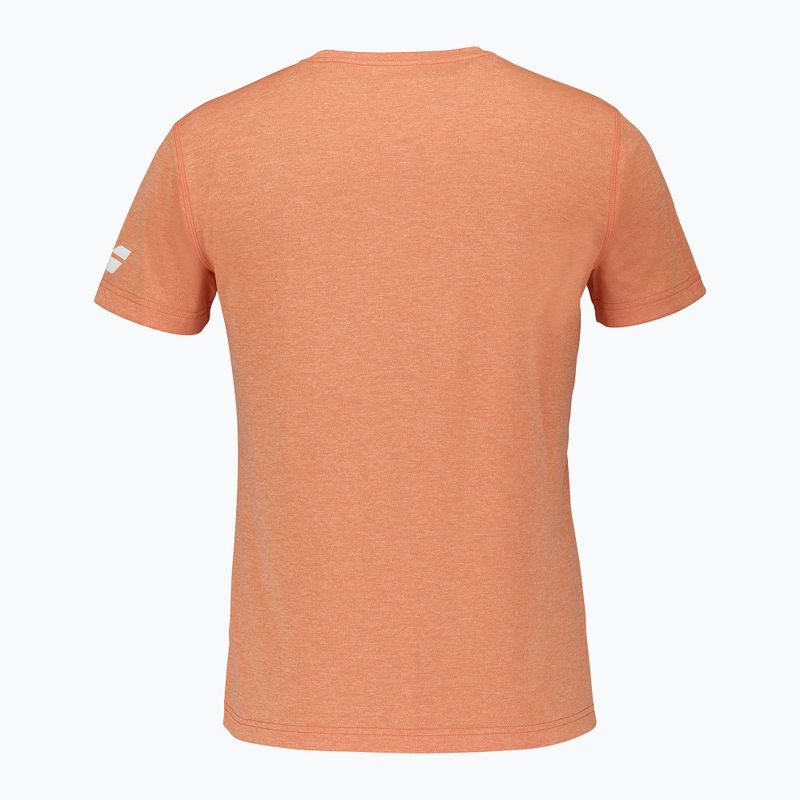 Shirt Herren Babolat Exercise Graphic vibrant orange hthr 3
