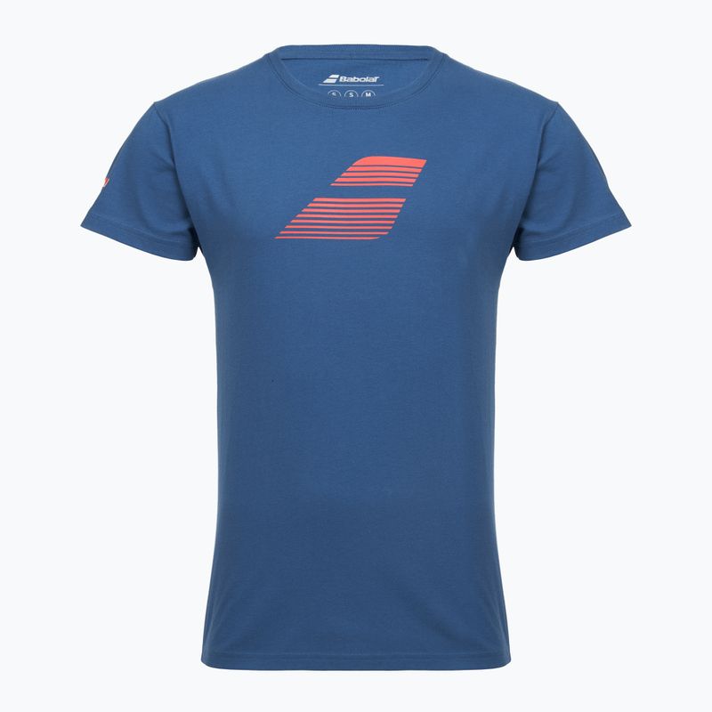 Shirt Herren Babolat Exercise Big Flag dark blue