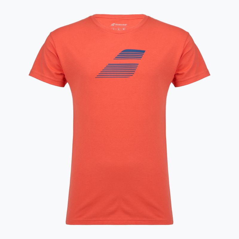 Shirt Herren Babolat Exercise Big Flag hot coral