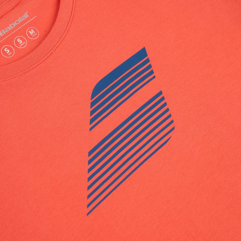 Shirt Herren Babolat Exercise Big Flag hot coral 3