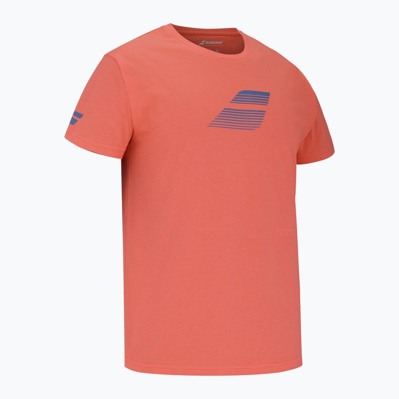 Shirt Herren Babolat Exercise Big Flag hot coral 2