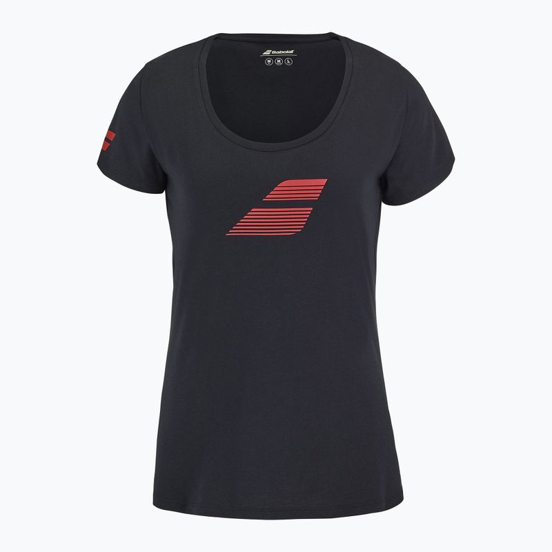 Shirt Damen Babolat Exercise Flag W black/black