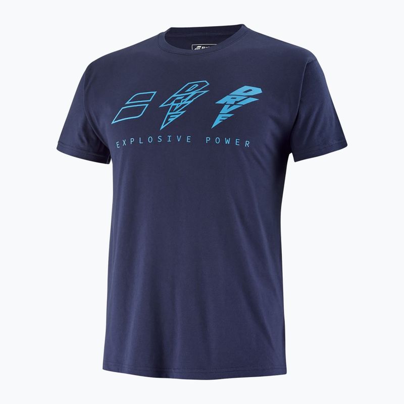 Shirt Herren Babolat Drive Cotton drive heritage blue 3