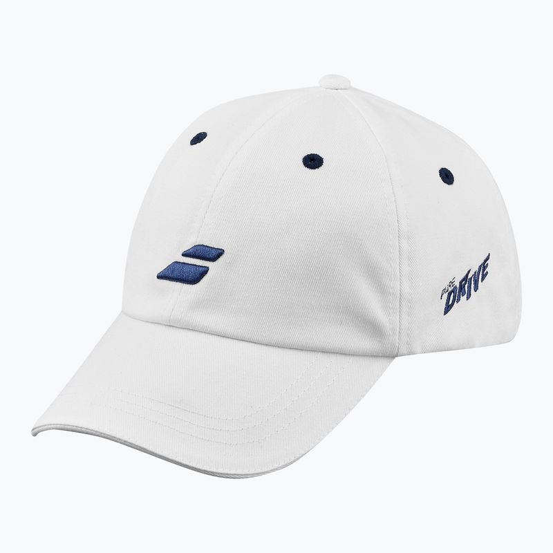 Cap Schirmmütze Babolat Drive Cotton Cap white/drive blue