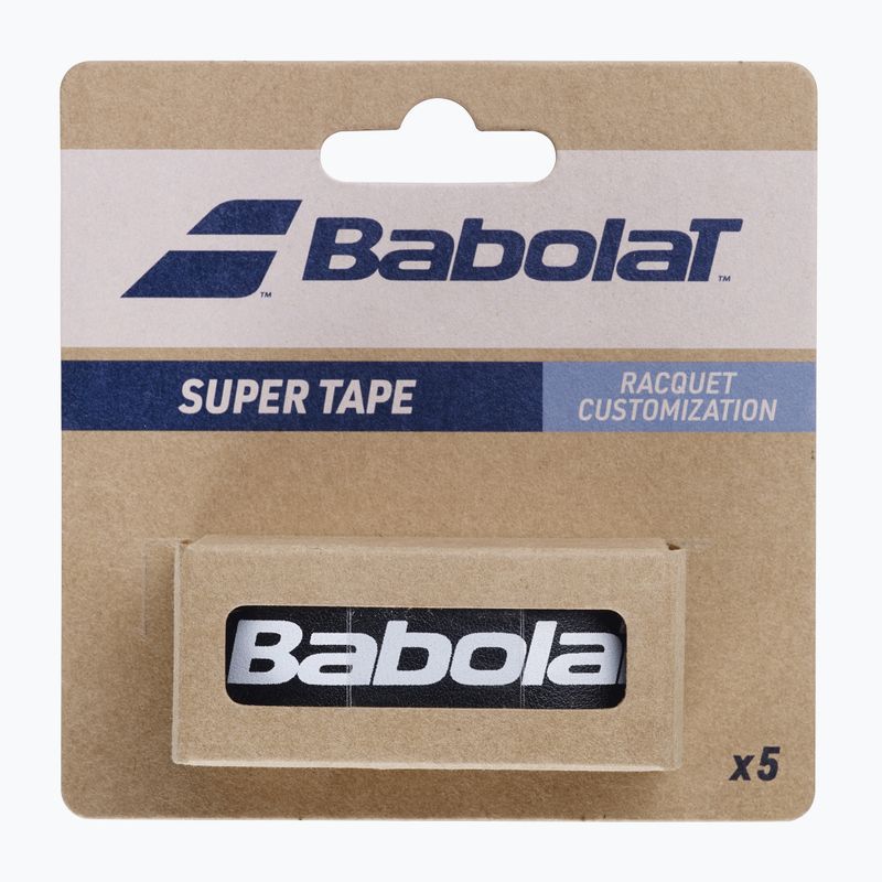 Schutzband für den Schlägerkopf Babolat Super Tape X5 black