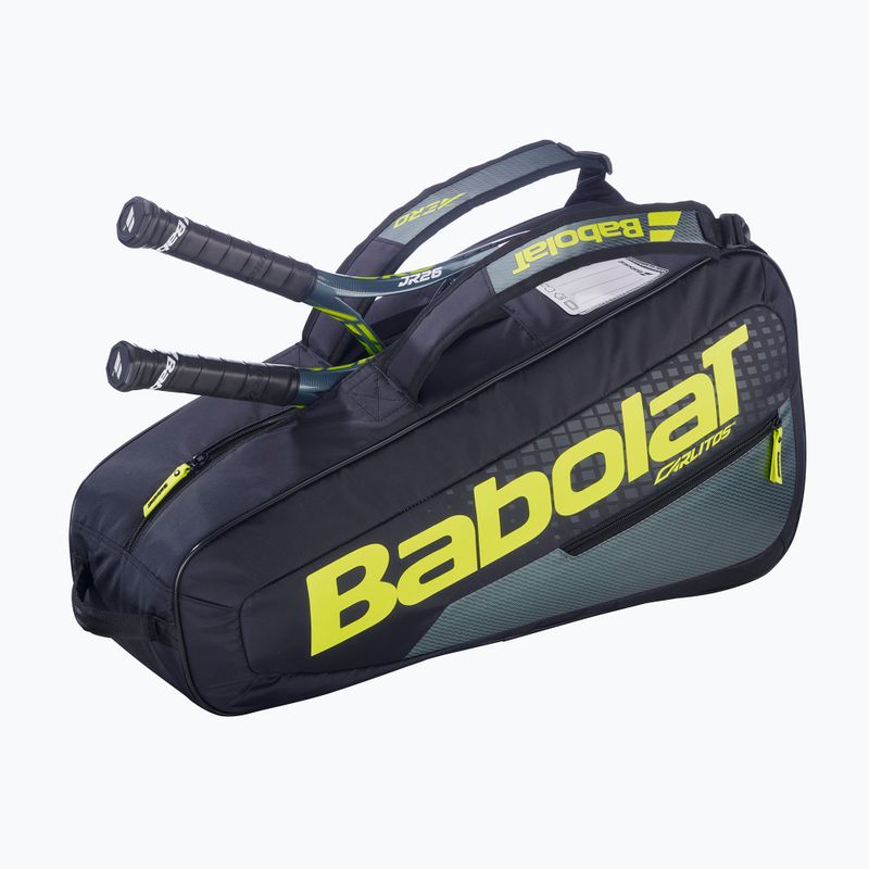 Tennistasche Babolat RH Carlitos Junior 35 l black/fluorescent yellow 3