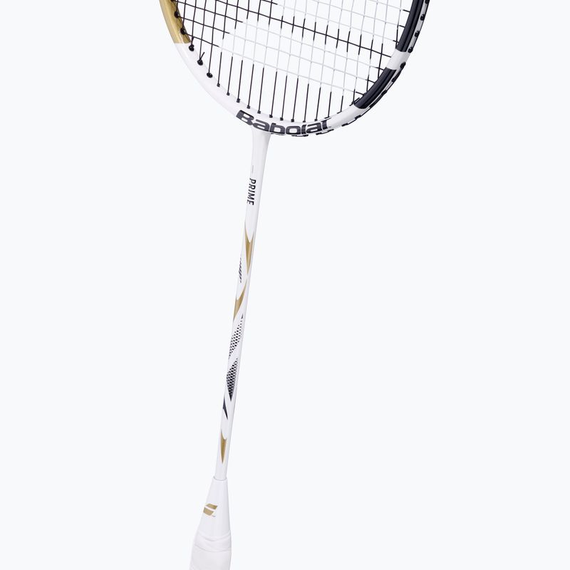 Badminton-Schläger für Kinder Babolat Prime white/gold 6