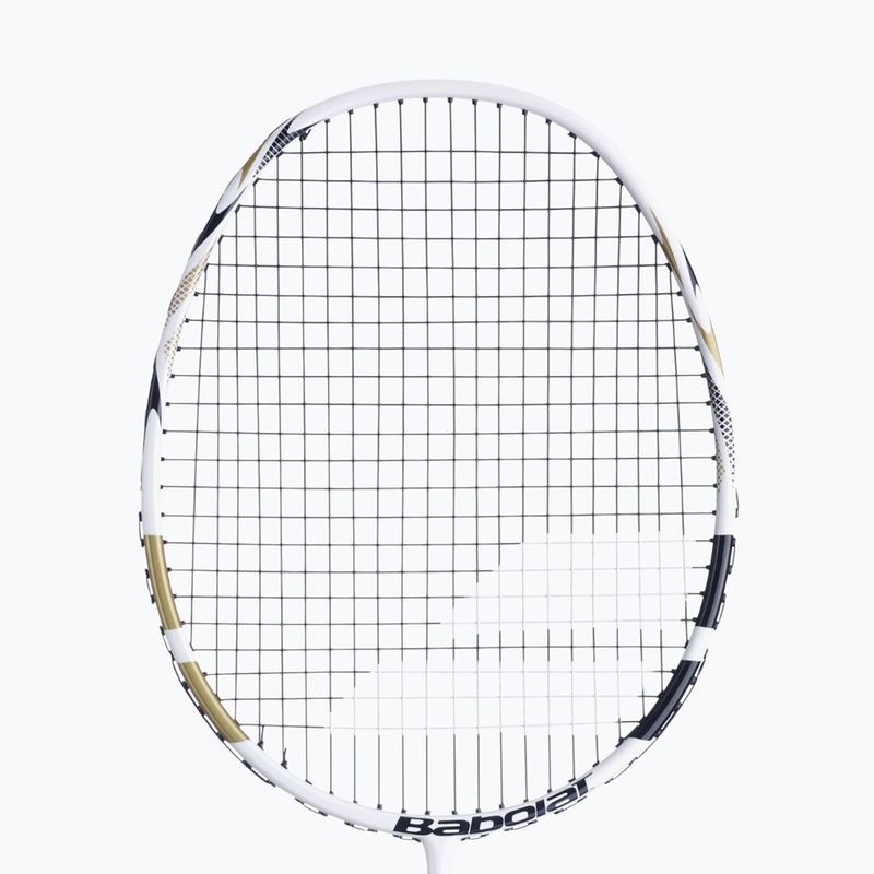 Badminton-Schläger für Kinder Babolat Prime white/gold 7