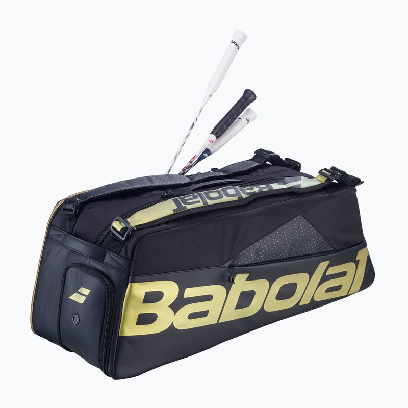 Badmintontasche Babolat Cross Pro Bad 60 l black/gold 3