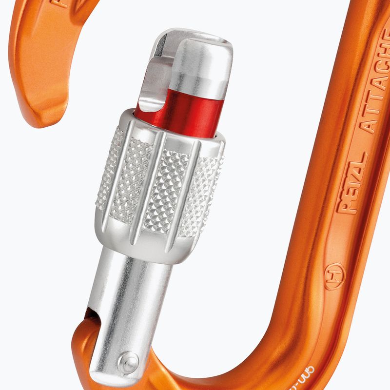 Petzl Attache Karabinerhaken orange M38A SL 3