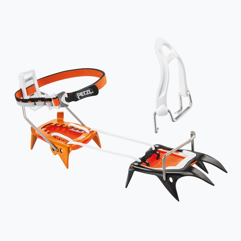 Petzl Irvis Hybrid halbautomatische Steigeisen orange T02A LLU