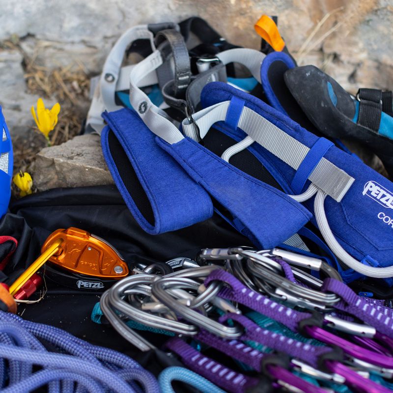Petzl Grigri + orangefarbenes Sicherungsgerät D13A AG 2