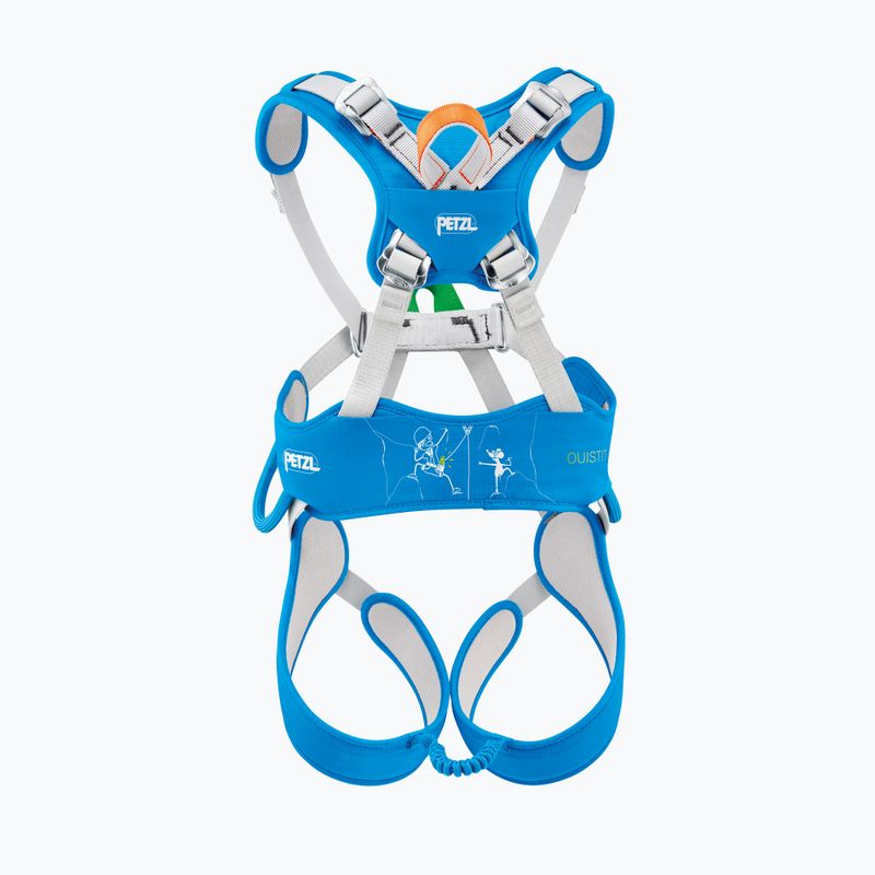 Kinder-Klettergurt Petzl Gray/blue ouistiti 2