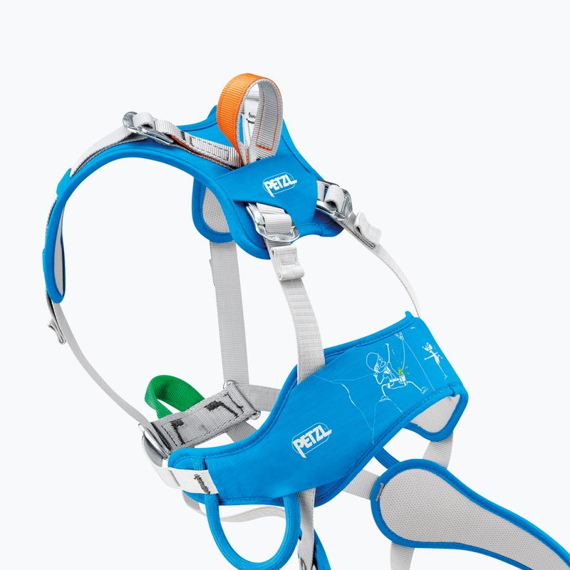 Kinder-Klettergurt Petzl Gray/blue ouistiti 3