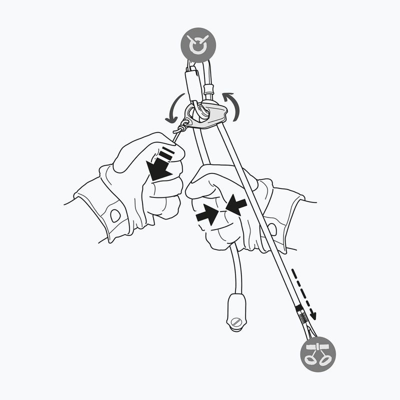 Leine Petzl Dual Canyon Guide orange 5