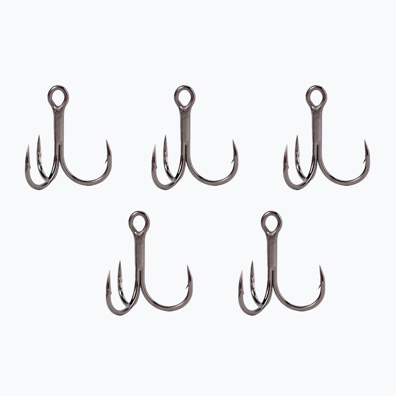 VMC Strong Inline Treble Triple Angeln Anker 7547 5 Stück schwarz BN0006E5
