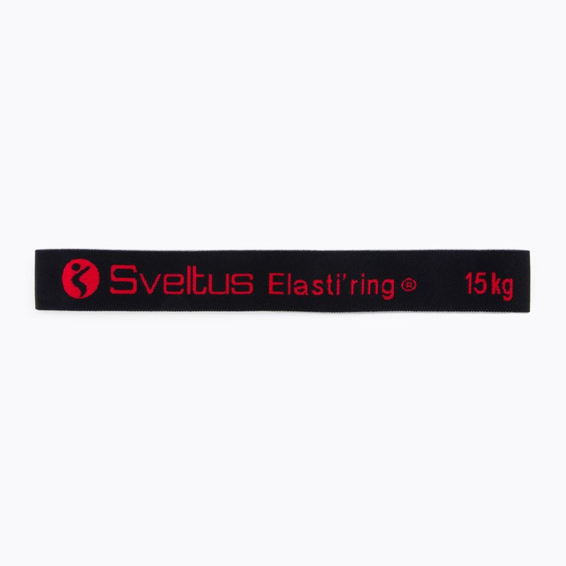 Sveltus Elasti'ring 15kg Übung Gummi schwarz 0027