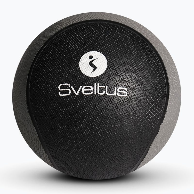 Medizinball Sveltus Medicine Ball Rubber 1 kg grey/ black