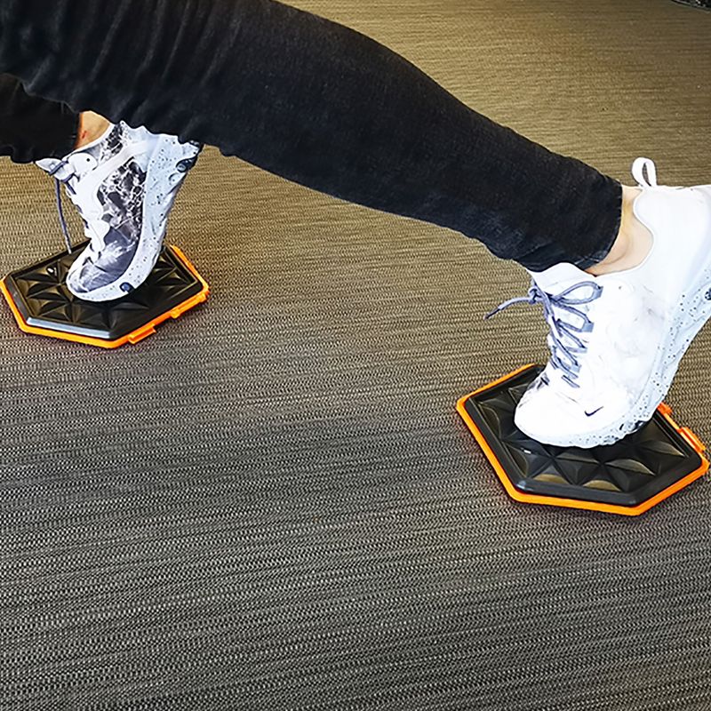 Gleitpads für das Training Sveltus Functional Slider Premium 2 Stück black/orange 2