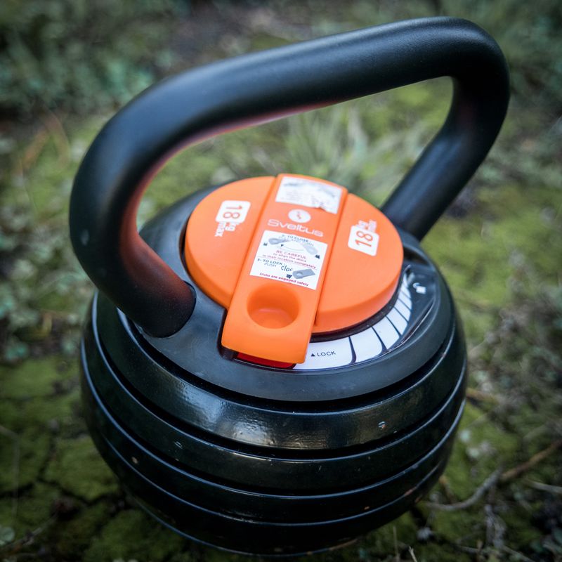 Verstellbare Kettlebell Sveltus Adjustable 4-18 kg black/orange 3