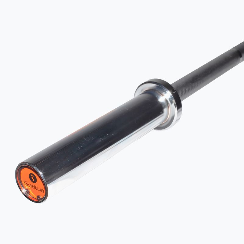 Gerade Hantelstange Sveltus Training Bar + 2 Spring Collars 175 cm chrome 4