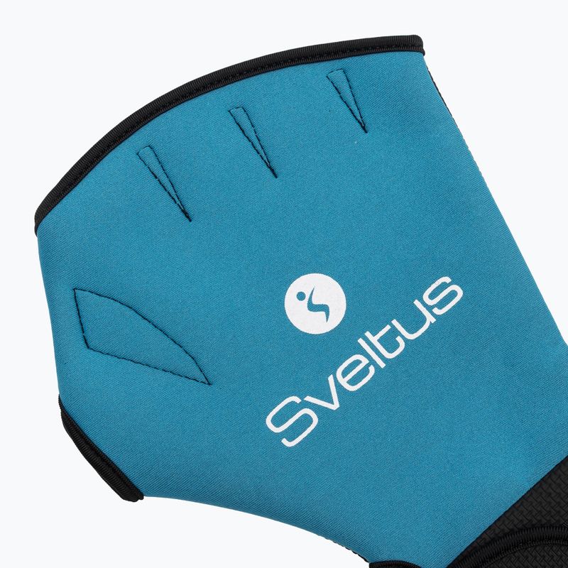 Sveltus Aquafitness-Handschuhe 1840 aqua schwarz/blau 4