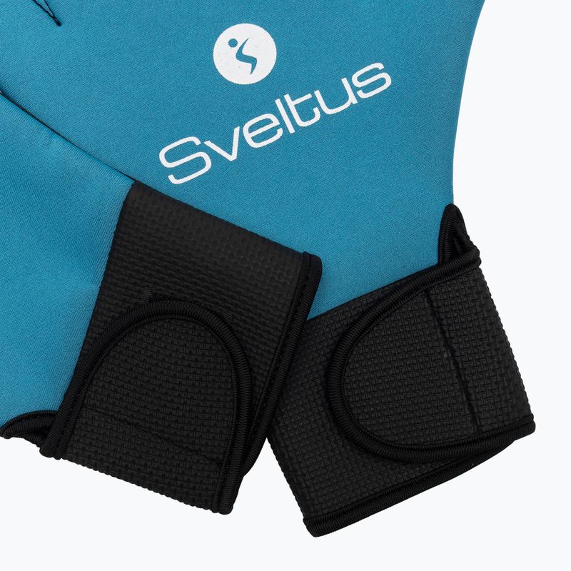 Sveltus Aquafitness-Handschuhe 1840 aqua schwarz/blau 5