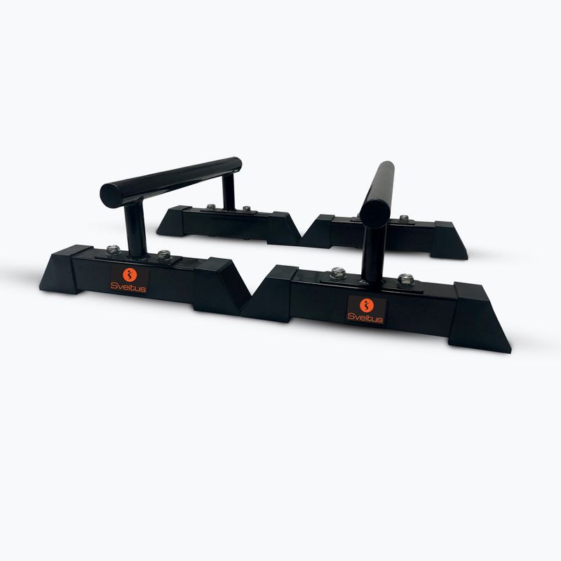 Liegestützgriffe Sveltus Parallette 2 Stk. black