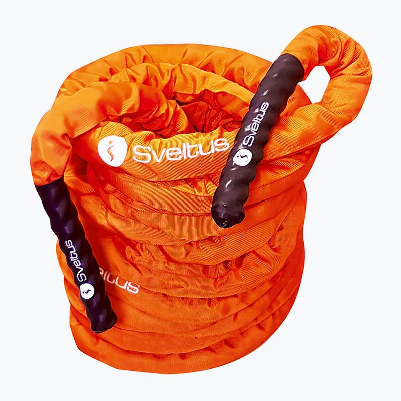 Trainingsseil Sveltus Battle Rope Premium 38 mm orange 2