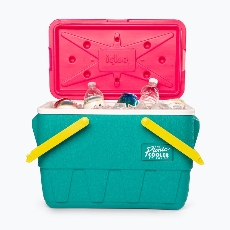 Camping-Kühlbox Igloo Retro Picnic 25 Qt 23 l dark jade 9