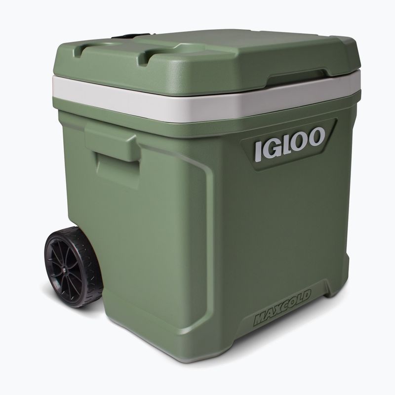 Igloo Ecocool Latitude 60 Qt Rolle 56 l vintage grüner Touring-Kühlschrank 3