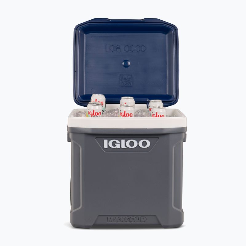 Igloo Maxcold Latitude 62 Qt Roller 59 l Karbonit/Ägäis Wanderkühlschrank 15
