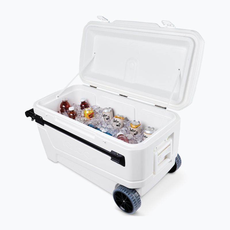 Igloo Sunset Glide 110 104 l weißer Touristenkühlschrank 11
