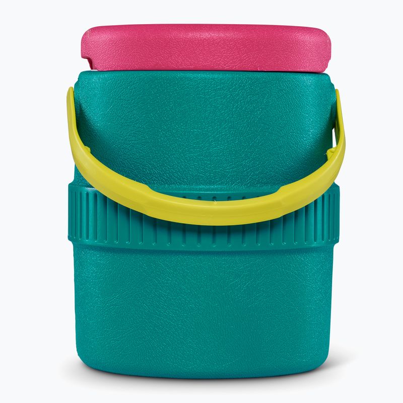 Igloo Retro Barrel Of Fun 2 Gallon 7,6 Liter dunkles Jade/Bold Magenta/Livewire Yellow Wassertank 4