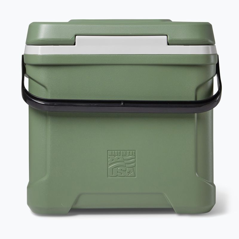 Igloo Ecocool Latitude 30 eco grau/vintage grün/schwarzer Touring-Kühlschrank 2
