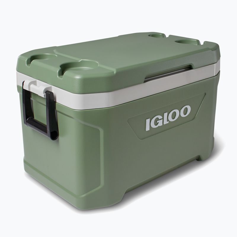 Igloo Ecocool Latitude 52 Qt 49 l vintage grüner Touring-Kühlschrank 4