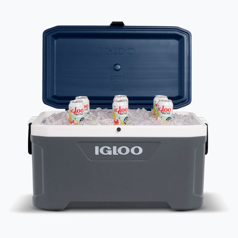 Igloo Maxcold Latitude 70 Qt 66 l Karbonit/ Ägäisches Meer Touristenkühlschrank 10