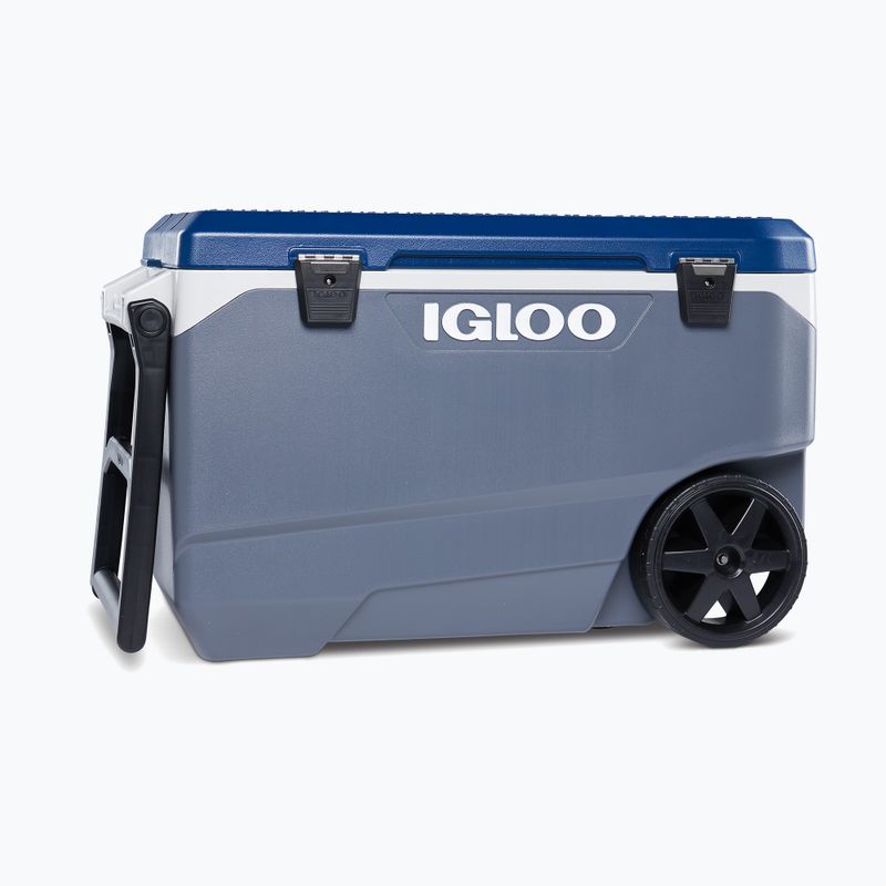 Igloo Maxcold Latitude 90 Qt Roller 85 l Karbonit/Ägäisches Meer Wanderkühlschrank 3