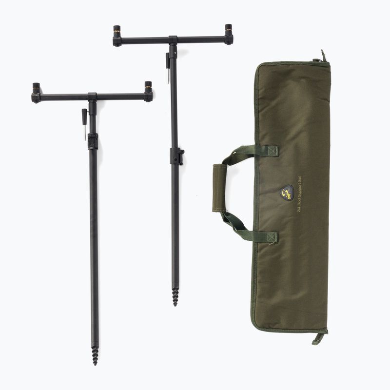 Carp Spirit 2/4 Rutenhalter-Set schwarz ACS370004