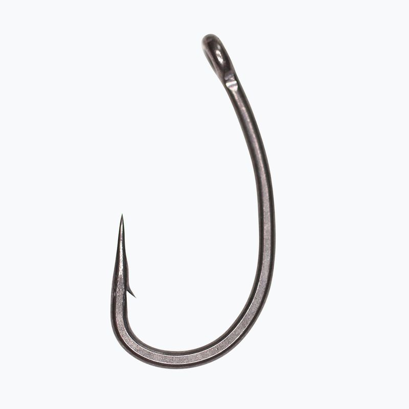 Haken Carp Spirit Short Curve Shank Barbless grau ACS350072