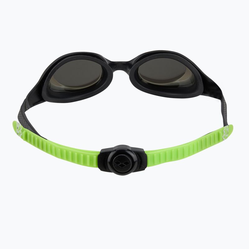 Kinderschwimmbrille arena Spider JR Mirror schwarz/silber/grün 4