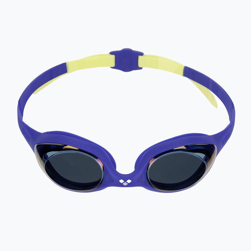 Schwimmbrille Kinder arena Spider JR Mirror blue/blue/yellow 2