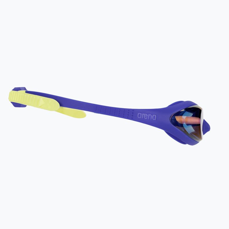 Schwimmbrille Kinder arena Spider JR Mirror blue/blue/yellow 3