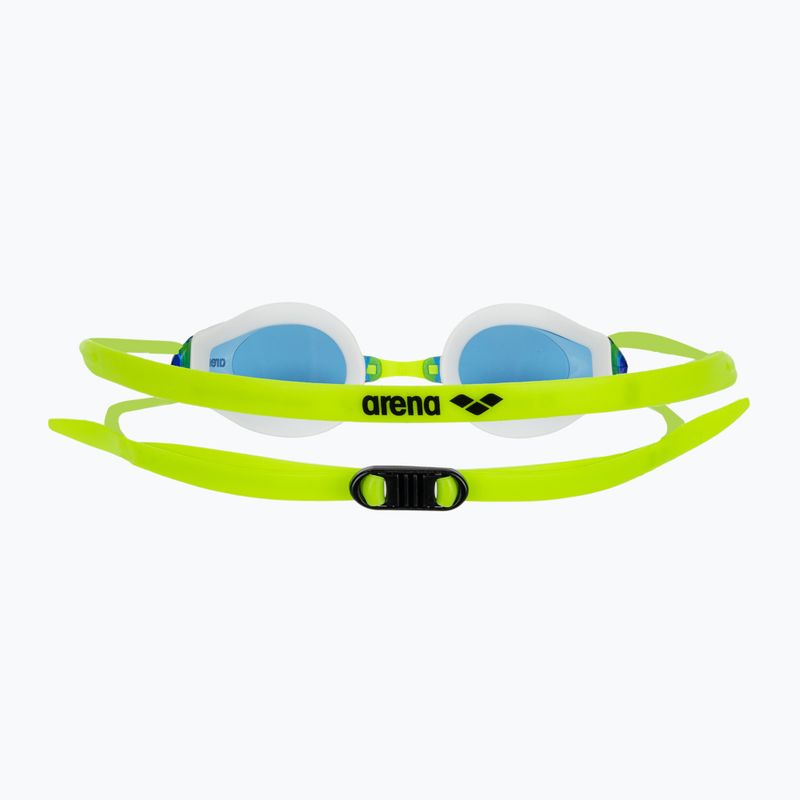 Schwimmbrille Kinder arena Tracks JR blue/white/fluoyellow 5