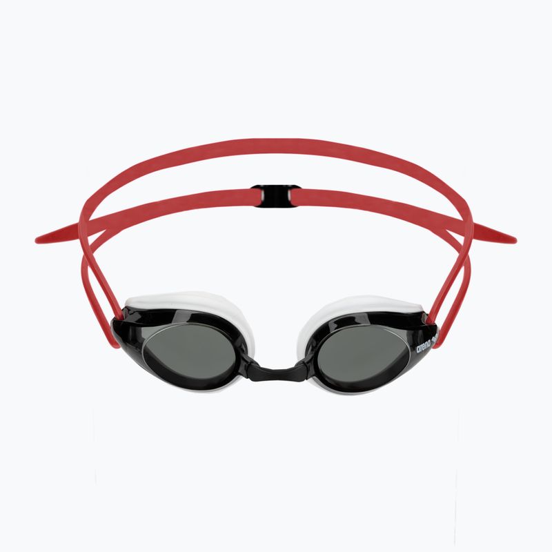 Schwimmbrille Kinder arena Tracks JR smoke/white/red 2