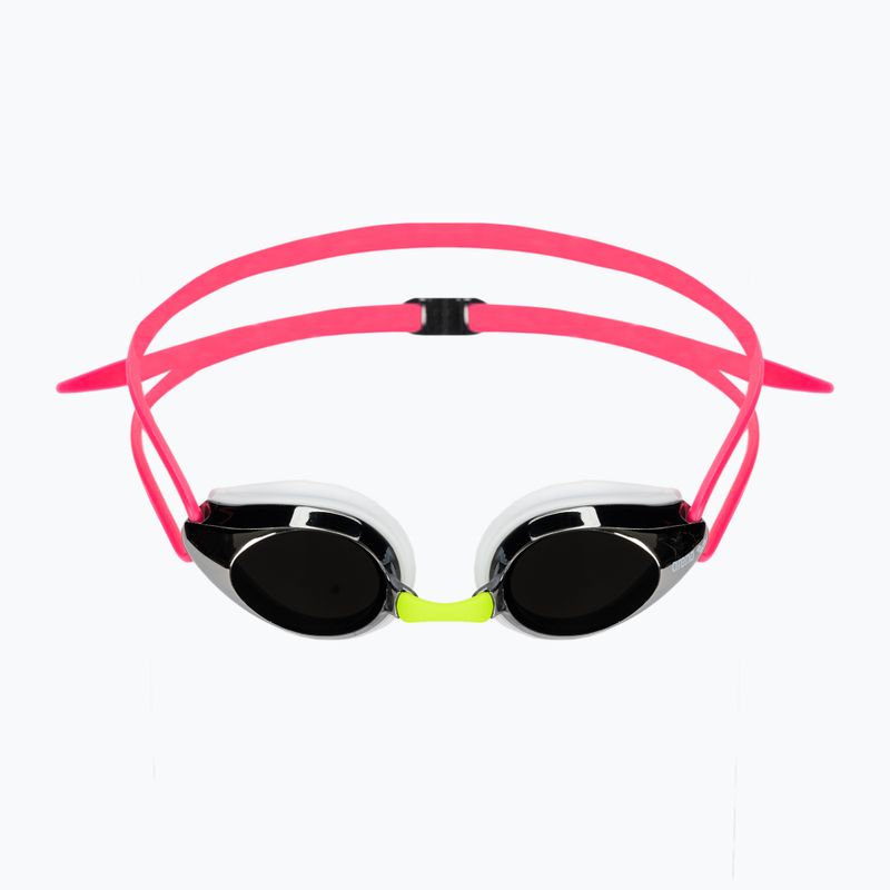 Schwimmbrille Kinder arena Tracks JR Mirror silver/white/fuchsia 2