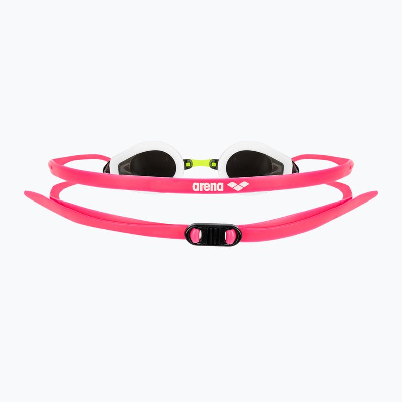 Schwimmbrille Kinder arena Tracks JR Mirror silver/white/fuchsia 5