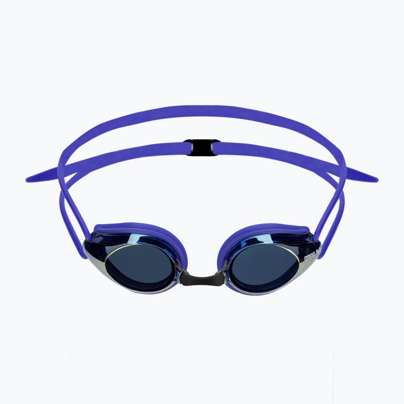 Schwimmbrille Kinder arena Tracks JR Mirror blueyellowcopper/blue/blue 2