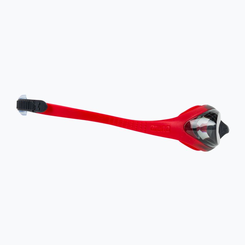 Schwimmbrille Kinder arena Spider red/smoke/black 3