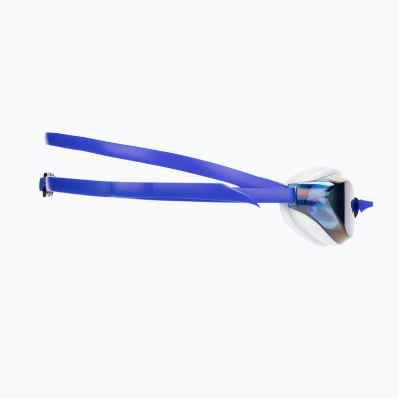 Arena Python Mirror blaue Spiegel/weiße Schwimmbrille 3